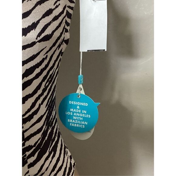 New. WET from L.A. zebra swimsuit.  small. Retails $148 - Picture 7 of 7